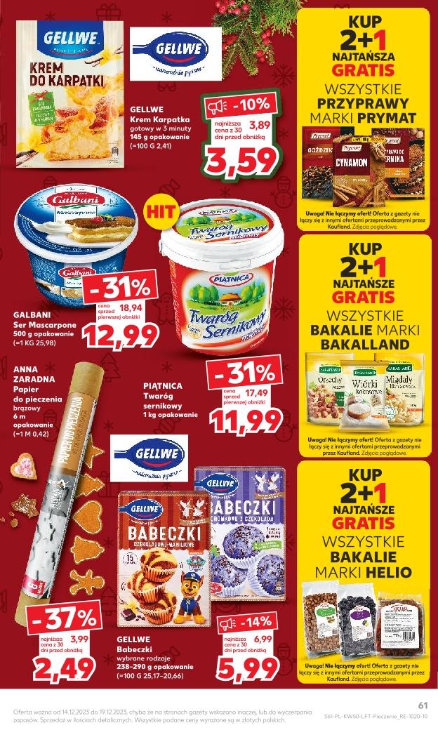 Gazetka promocyjna Kaufland do 19/12/2023 str.61