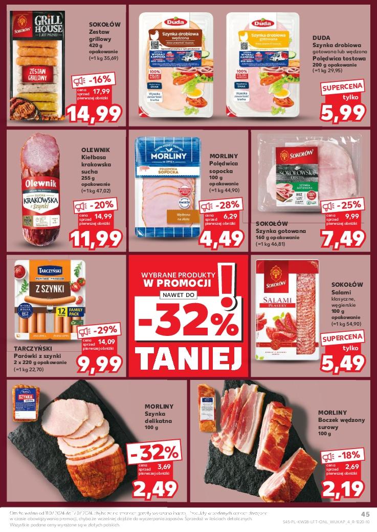 Gazetka promocyjna Kaufland do 17/07/2024 str.45