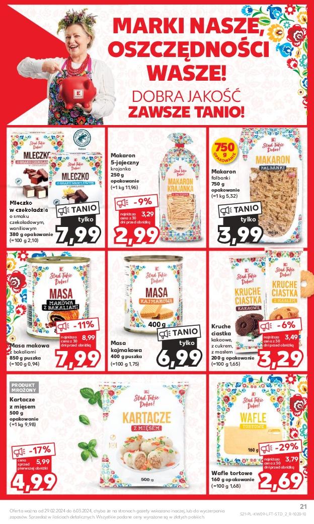 Gazetka promocyjna Kaufland do 06/03/2024 str.21