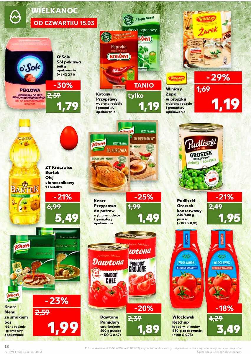 Gazetka promocyjna Kaufland do 21/03/2018 str.18