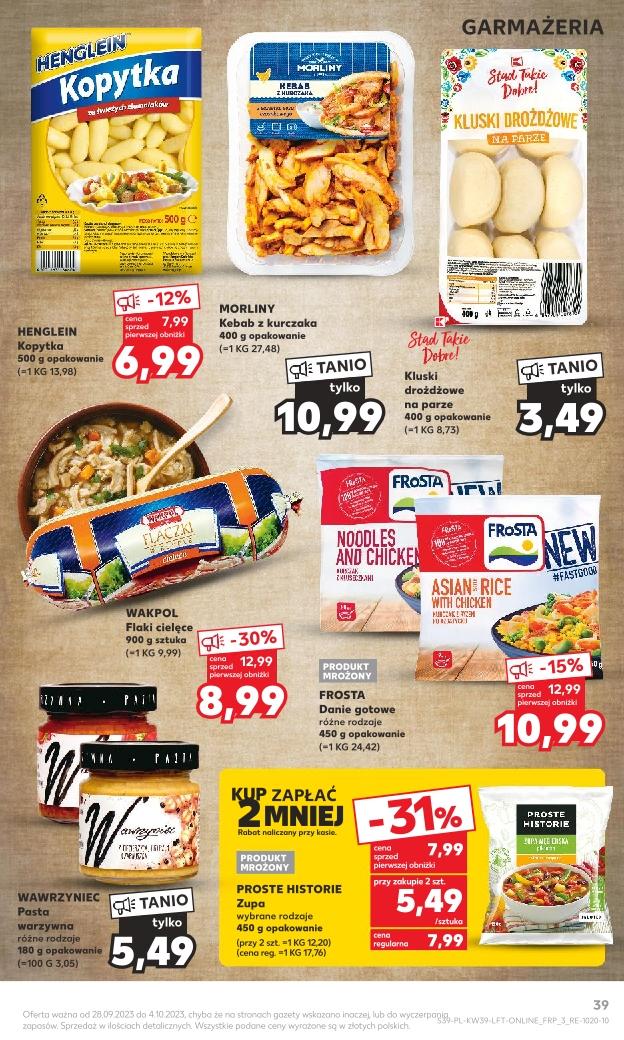 Gazetka promocyjna Kaufland do 04/10/2023 str.39