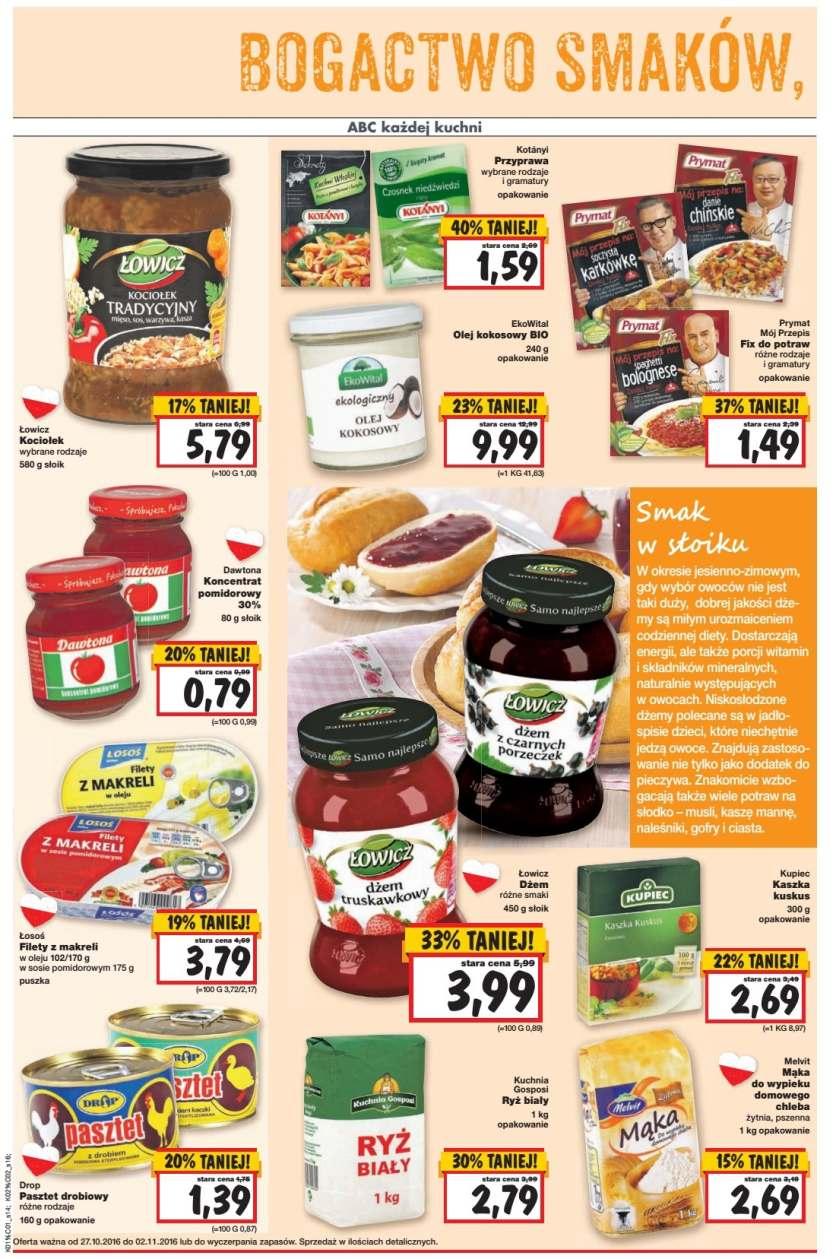 Gazetka promocyjna Kaufland do 02/11/2016 str.14