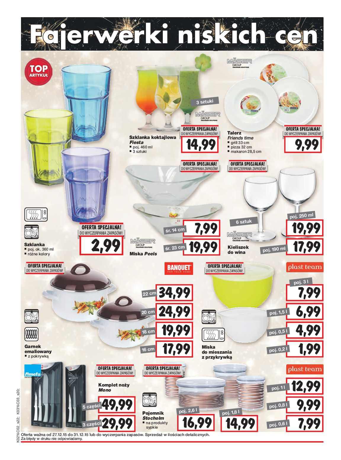 Gazetka promocyjna Kaufland do 31/12/2015 str.20