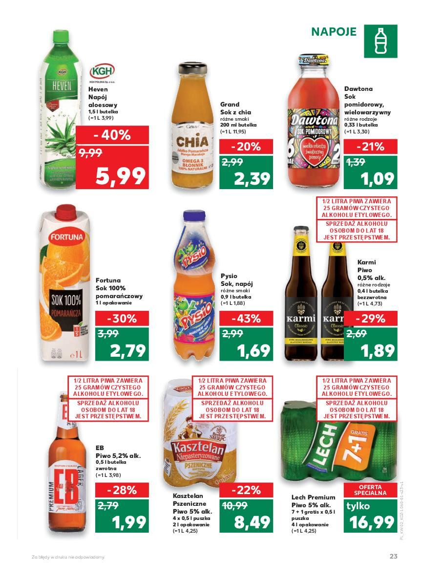 Gazetka promocyjna Kaufland do 17/01/2018 str.23