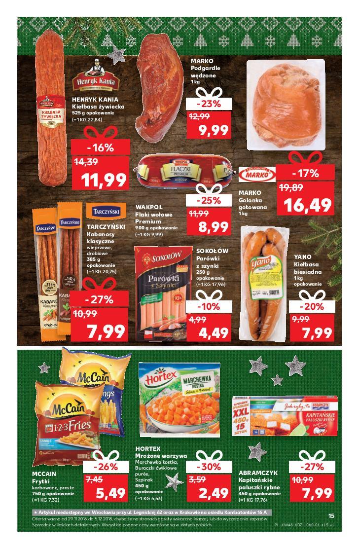 Gazetka promocyjna Kaufland do 05/12/2018 str.15