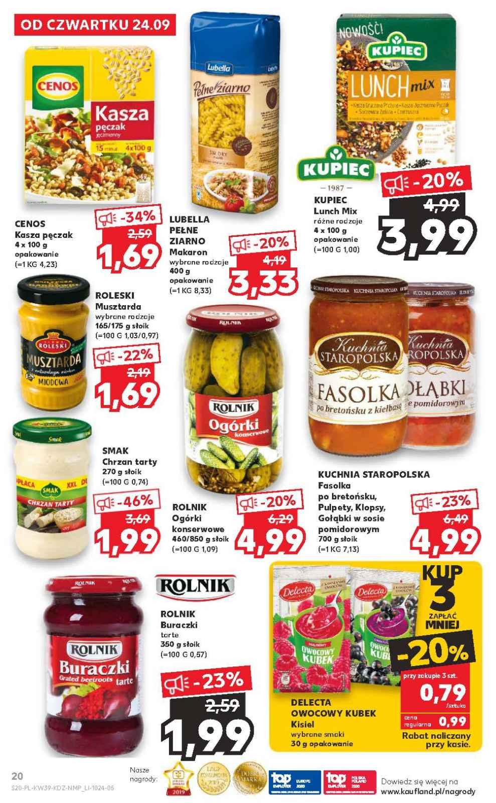 Gazetka promocyjna Kaufland do 30/09/2020 str.20