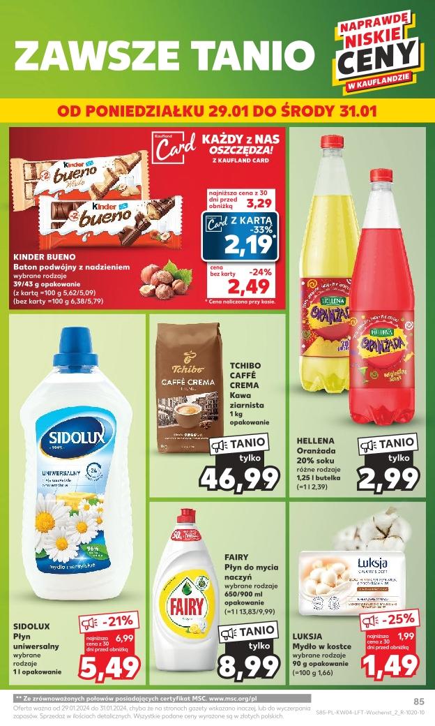 Gazetka promocyjna Kaufland do 31/01/2024 str.85