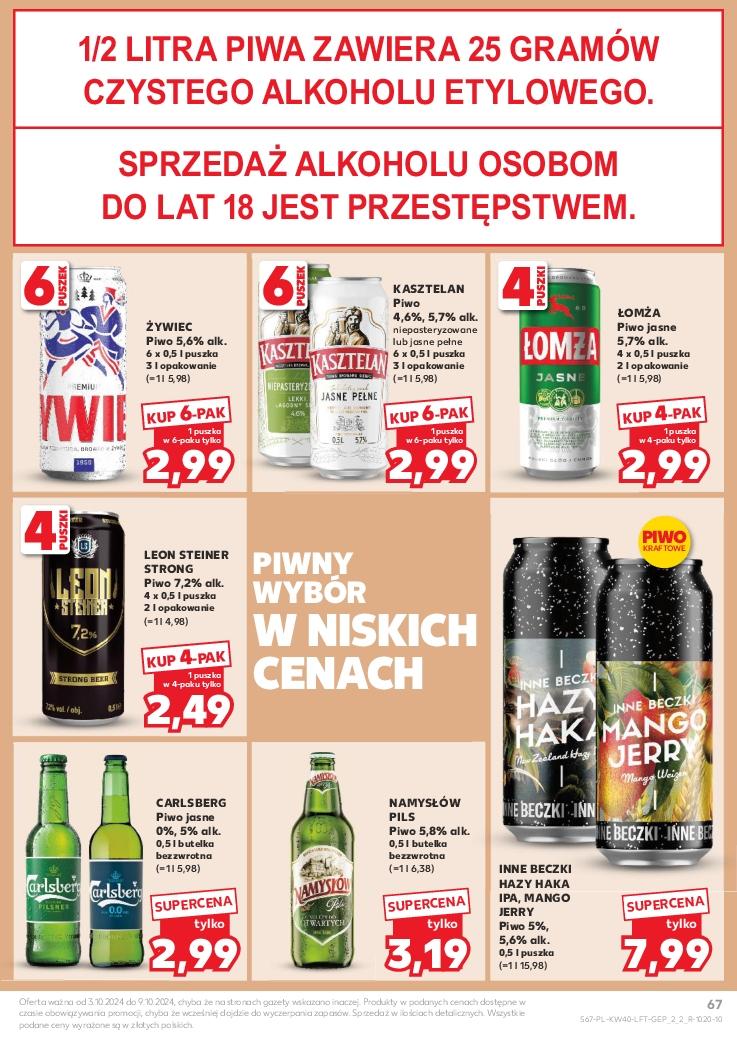 Gazetka promocyjna Kaufland do 09/10/2024 str.67