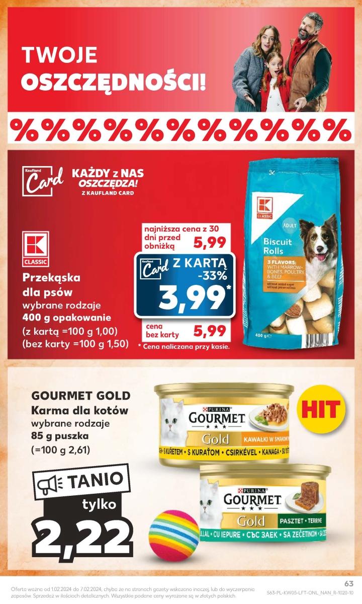 Gazetka promocyjna Kaufland do 07/02/2024 str.63