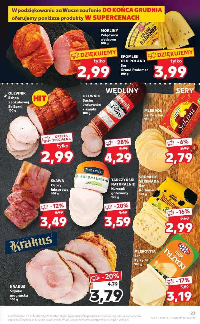 Gazetka promocyjna Kaufland do 28/12/2022 str.23