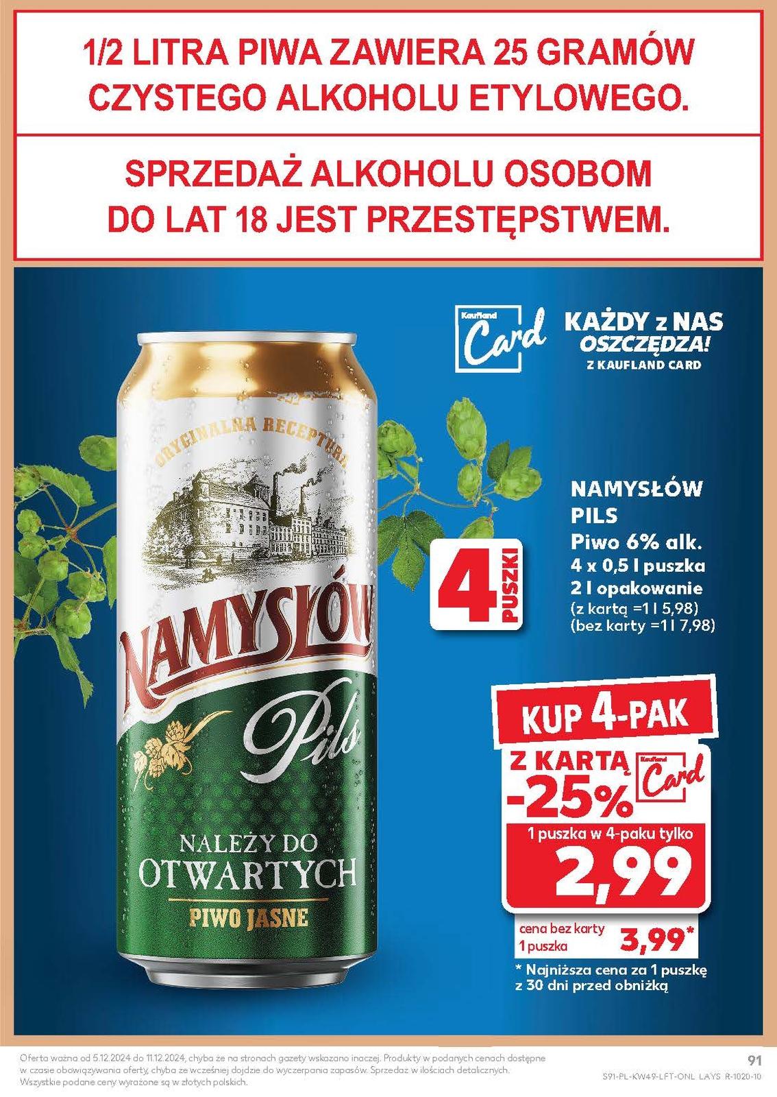 Gazetka promocyjna Kaufland do 11/12/2024 str.91