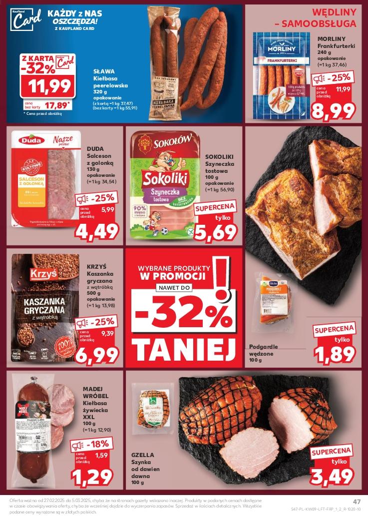 Gazetka promocyjna Kaufland do 05/03/2025 str.47