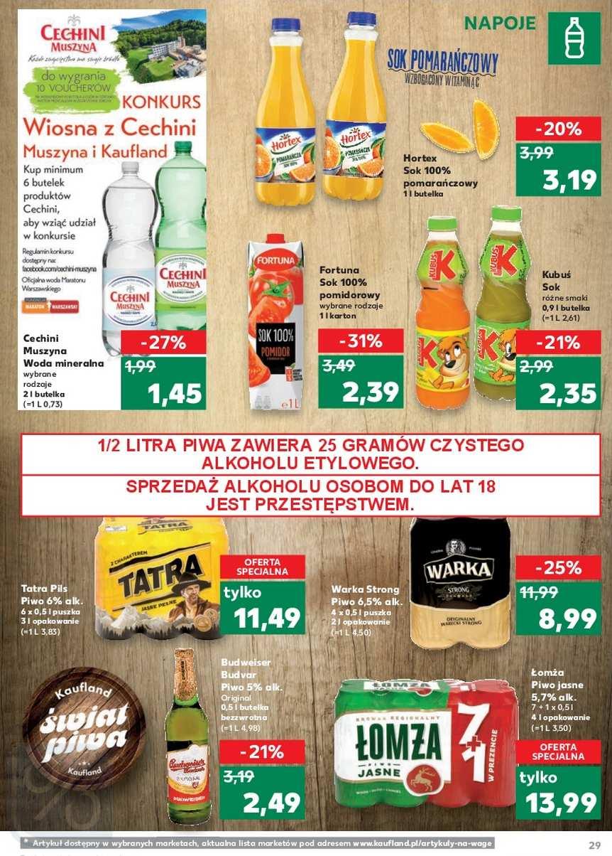 Gazetka promocyjna Kaufland do 18/04/2018 str.29