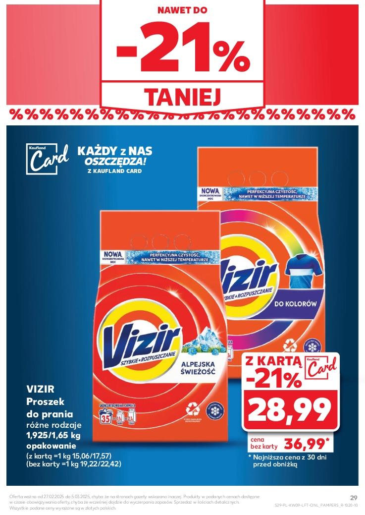 Gazetka promocyjna Kaufland do 05/03/2025 str.29