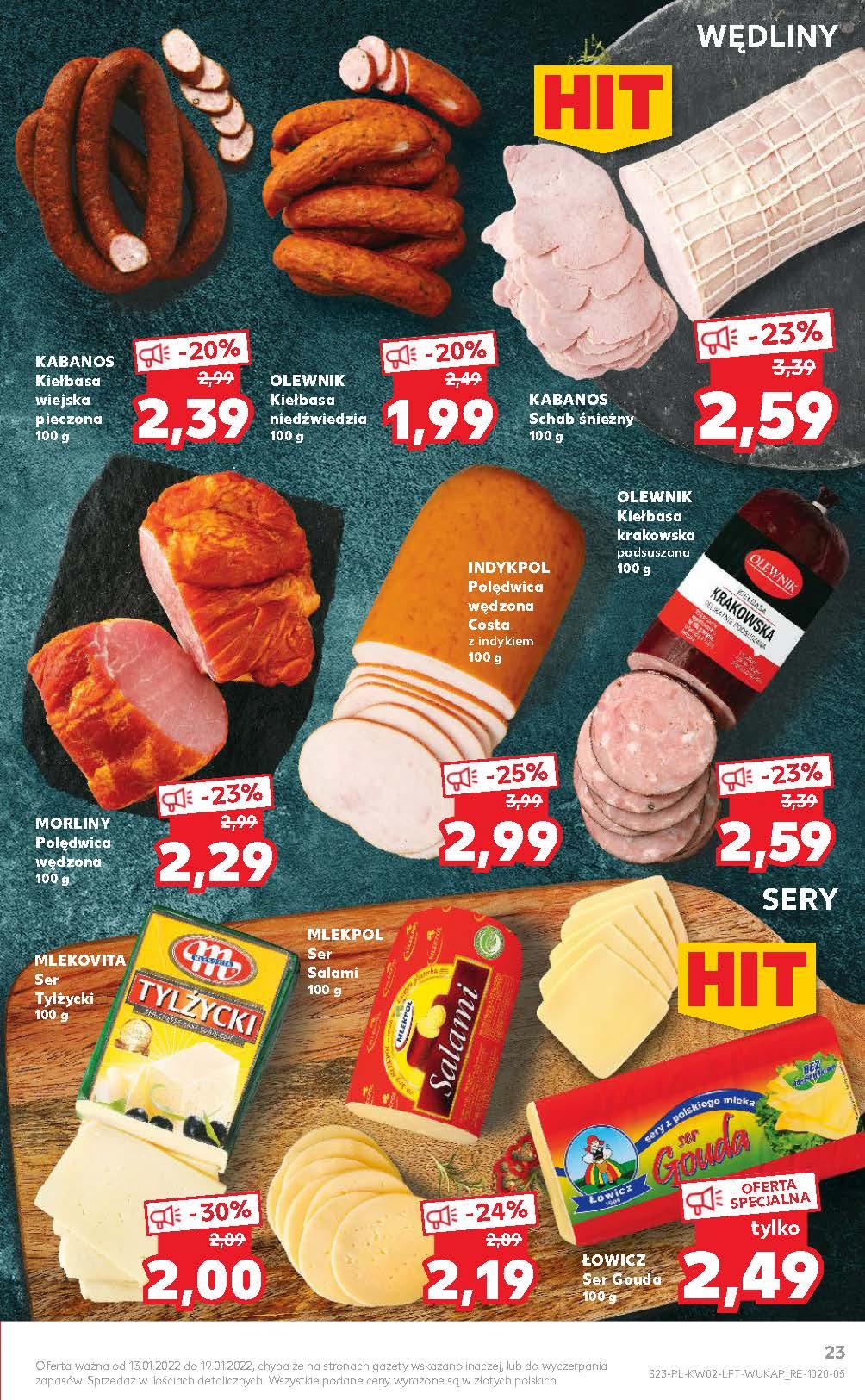 Gazetka promocyjna Kaufland do 19/01/2022 str.23