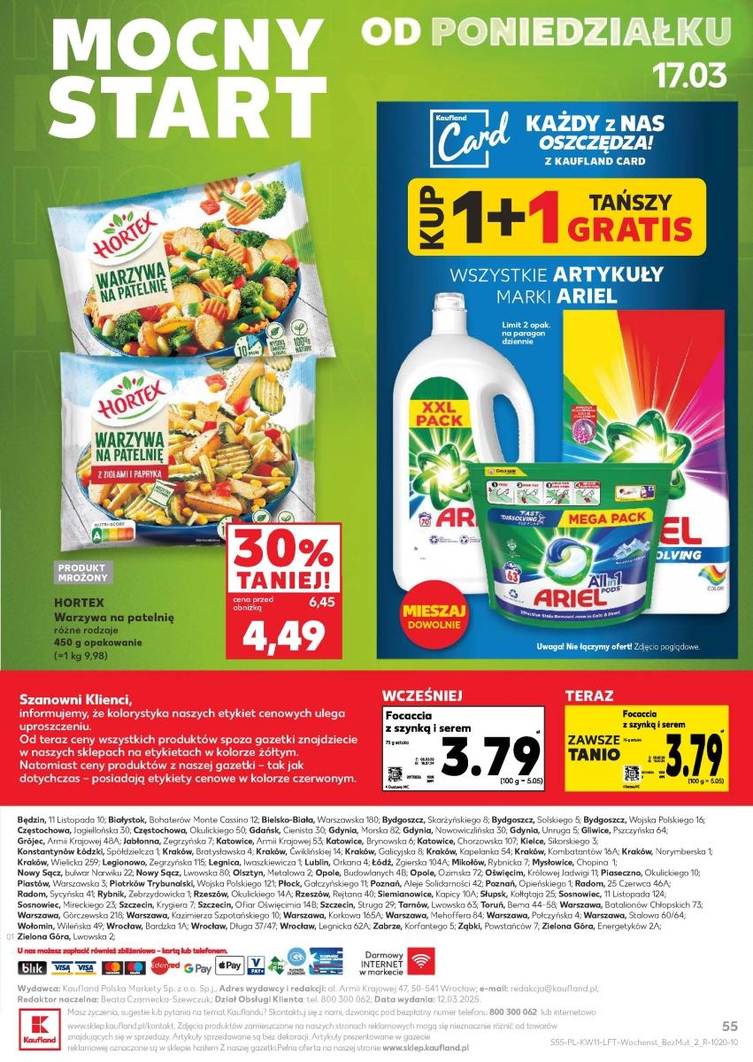 Gazetka promocyjna Kaufland do 19/03/2025 str.55