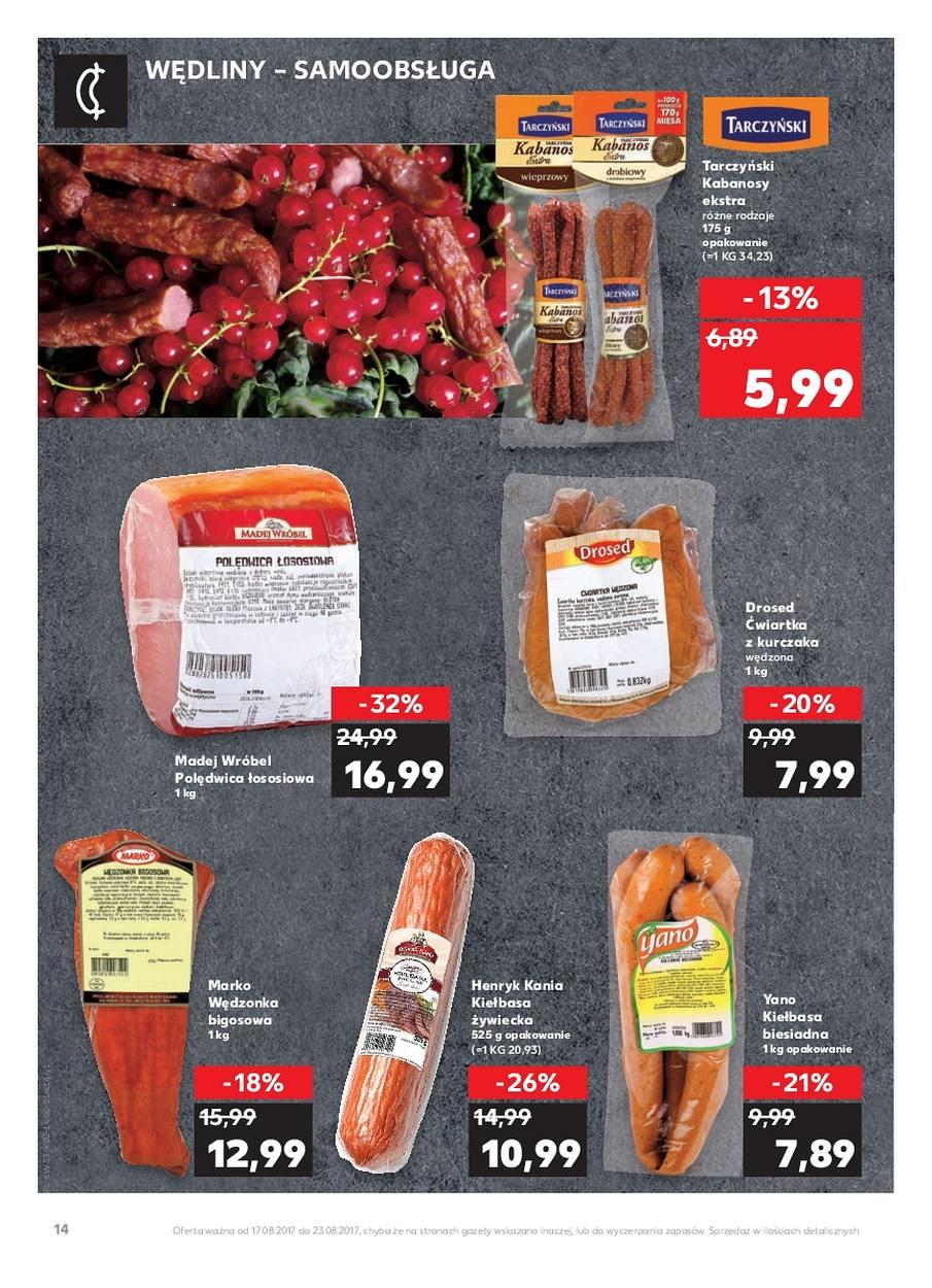 Gazetka promocyjna Kaufland do 23/08/2017 str.14