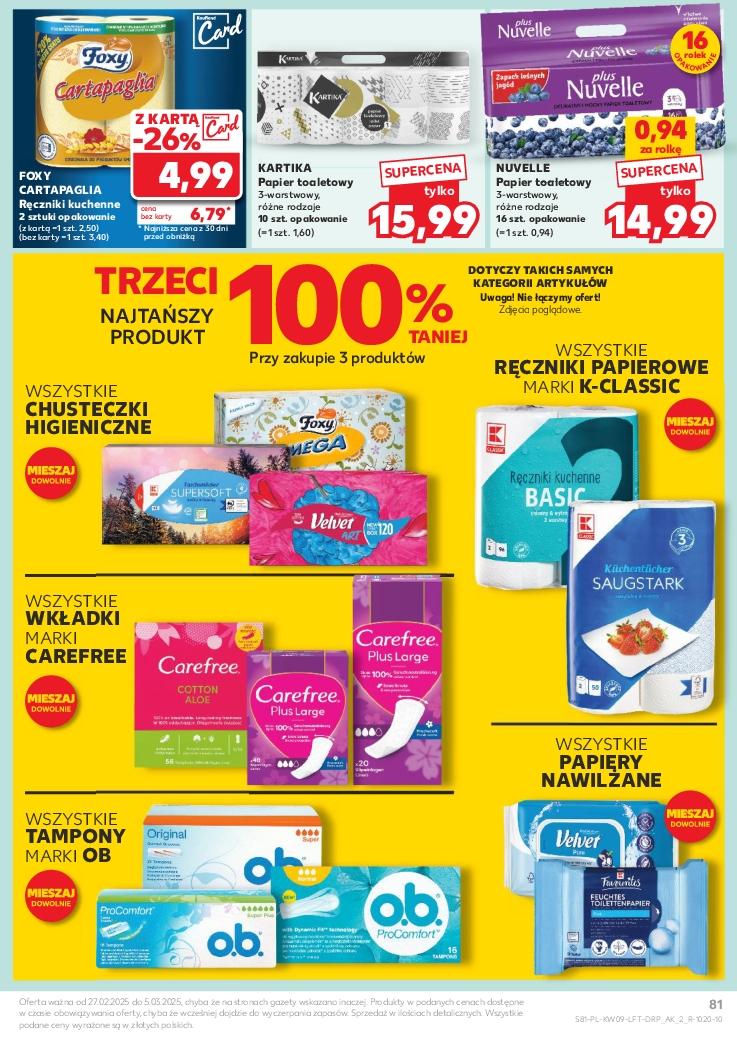 Gazetka promocyjna Kaufland do 05/03/2025 str.81