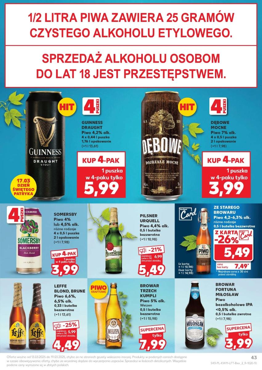 Gazetka promocyjna Kaufland do 19/03/2025 str.43