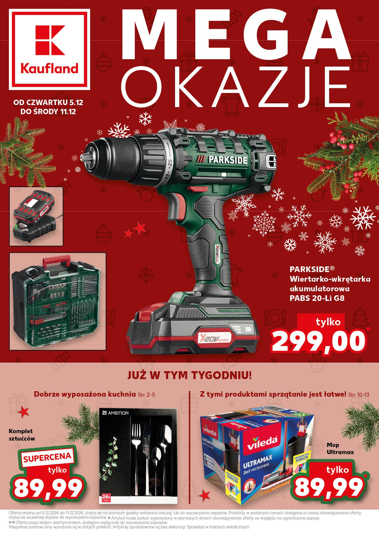 Gazetka promocyjna Kaufland do 11/12/2024 str.1