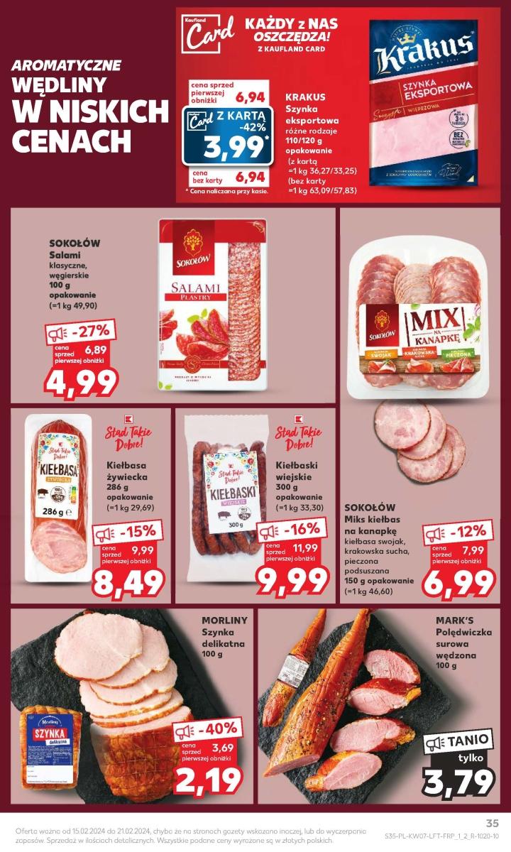 Gazetka promocyjna Kaufland do 21/02/2024 str.35