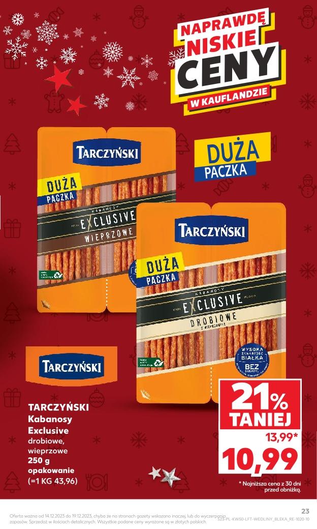 Gazetka promocyjna Kaufland do 19/12/2023 str.23