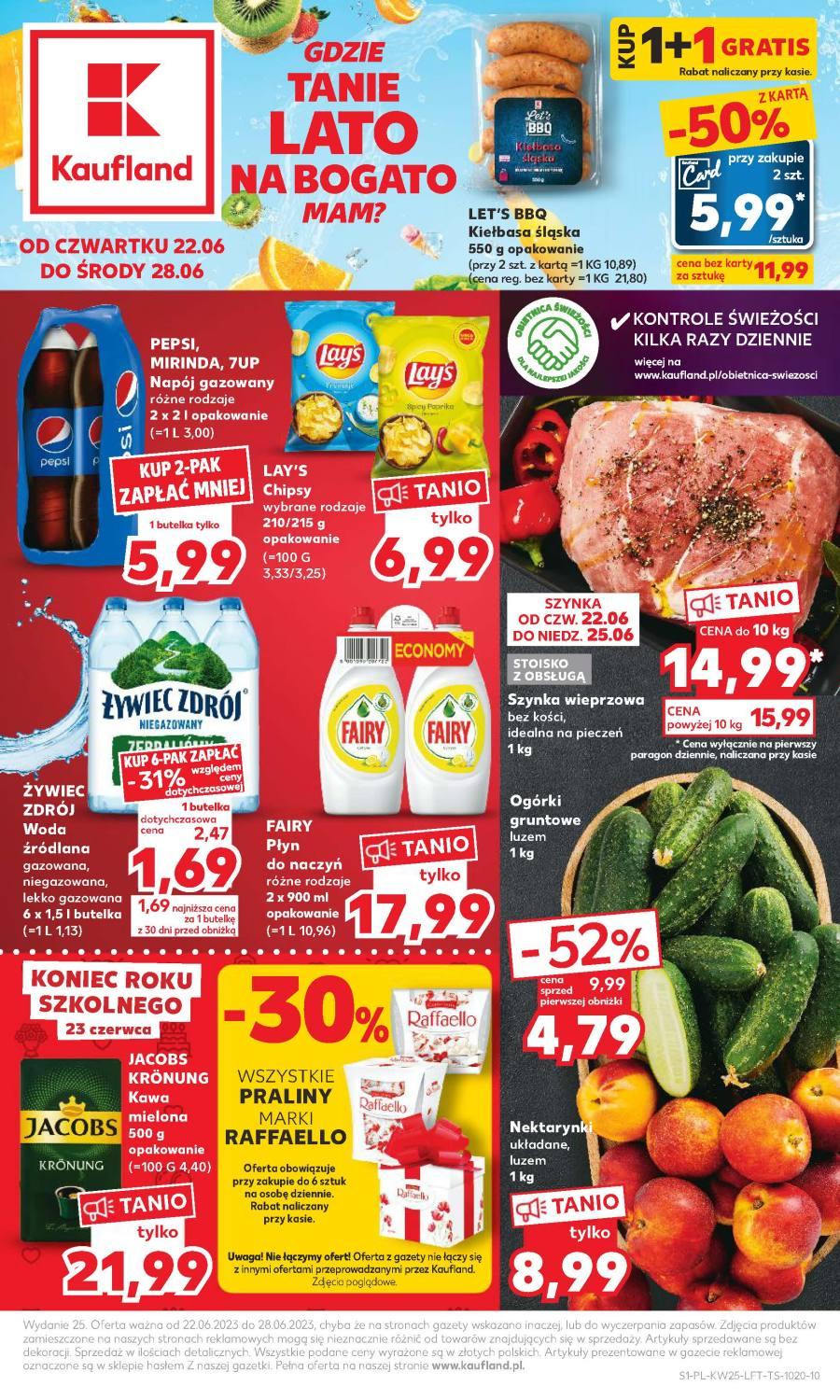 Gazetka promocyjna Kaufland do 28/06/2023 str.1