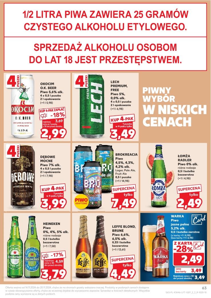 Gazetka promocyjna Kaufland do 20/11/2024 str.63