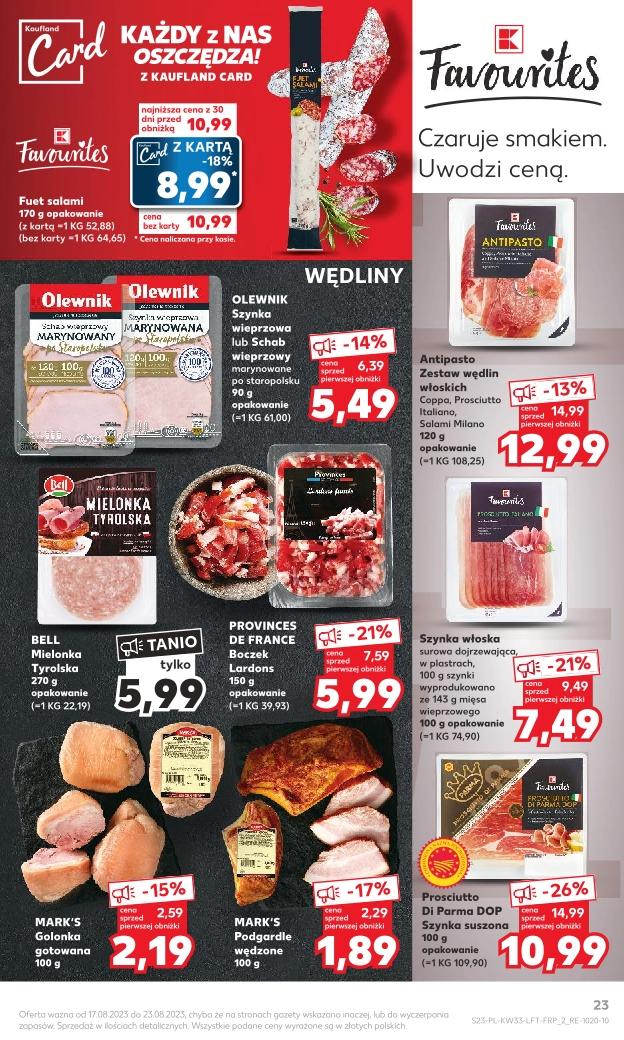 Gazetka promocyjna Kaufland do 23/08/2023 str.23