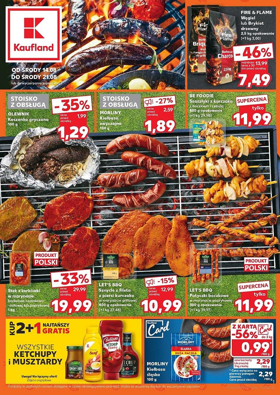 Gazetka promocyjna Kaufland do 21/08/2024 str.1