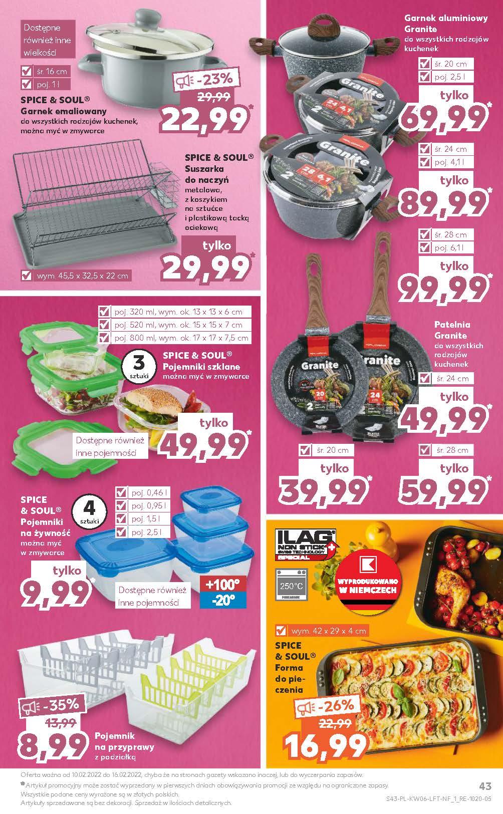 Gazetka promocyjna Kaufland do 16/02/2022 str.43