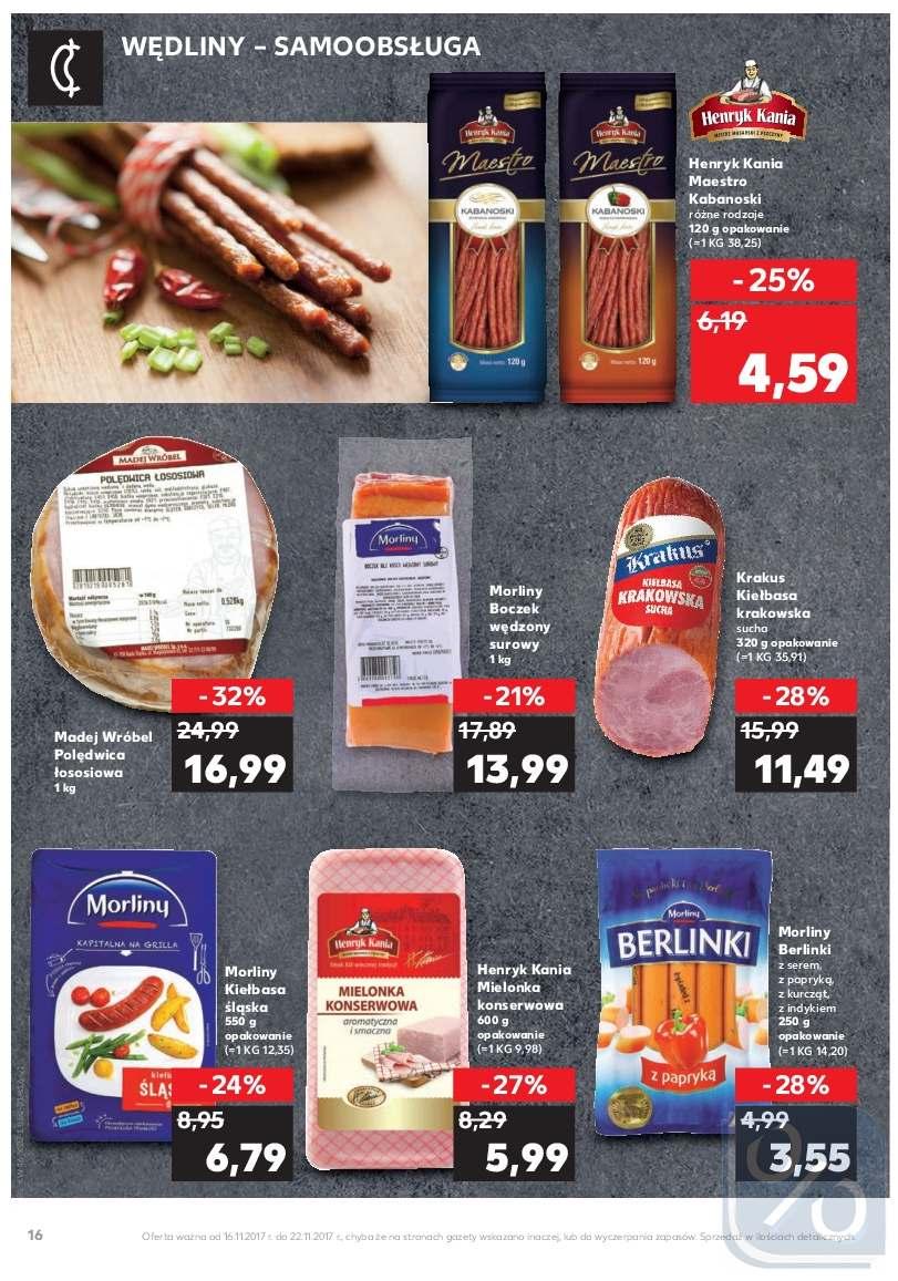 Gazetka promocyjna Kaufland do 22/11/2017 str.16