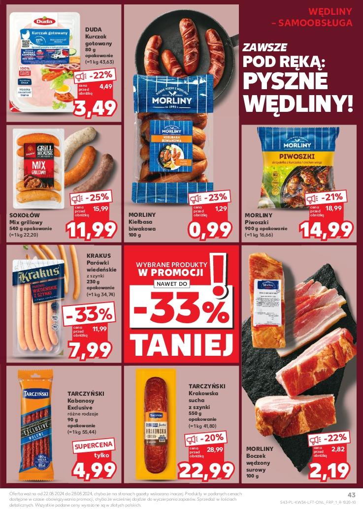 Gazetka promocyjna Kaufland do 28/08/2024 str.43