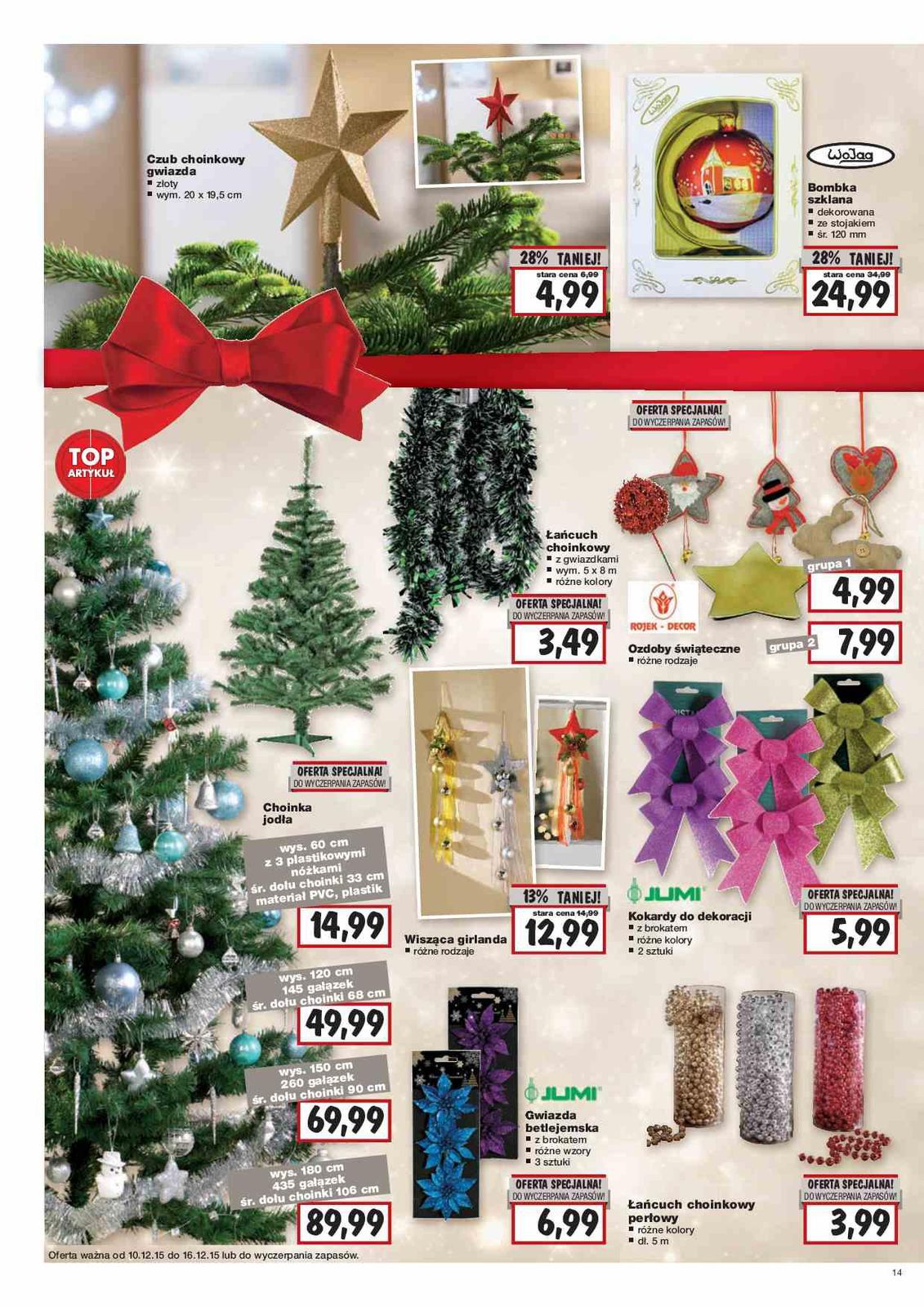 Gazetka promocyjna Kaufland do 16/12/2015 str.14