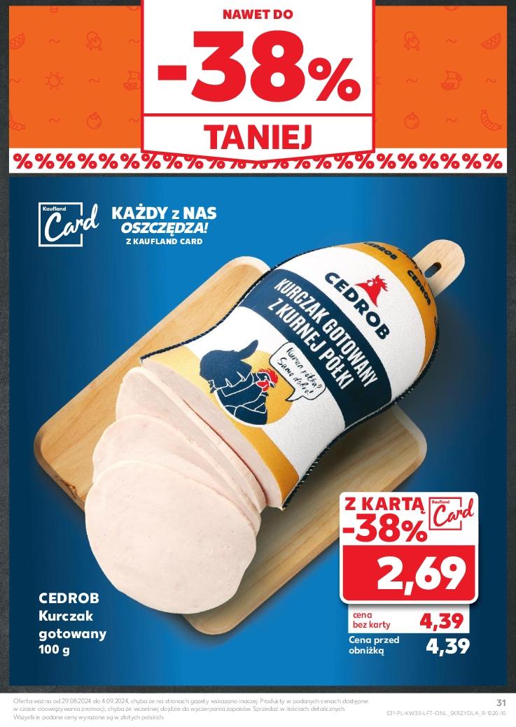 Gazetka promocyjna Kaufland do 04/09/2024 str.31