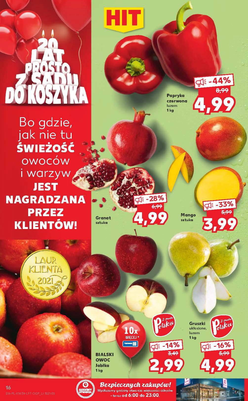 Gazetka promocyjna Kaufland do 06/10/2021 str.16