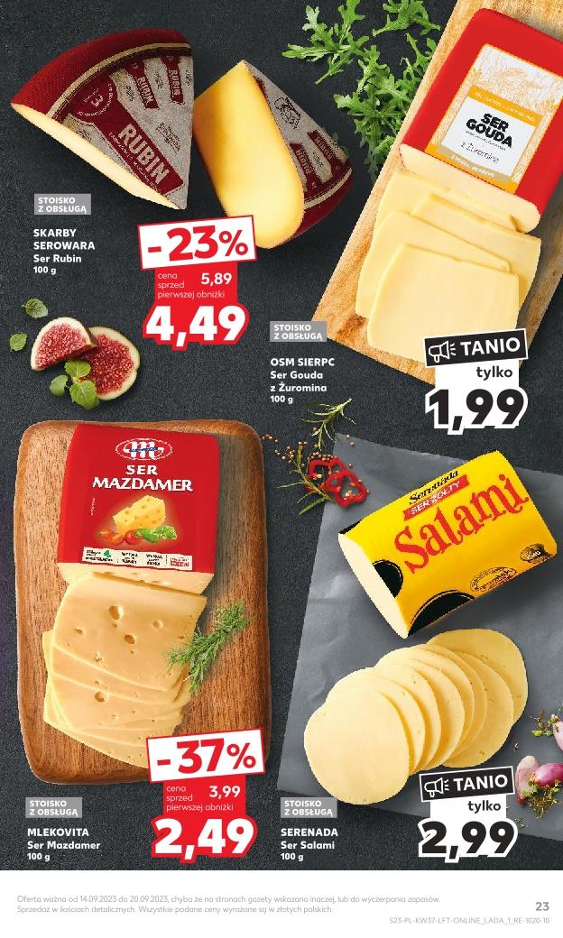 Gazetka promocyjna Kaufland do 20/09/2023 str.23