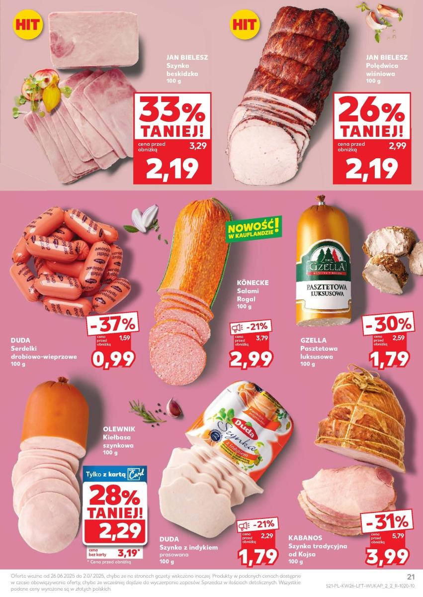 Gazetka promocyjna Kaufland do 02/07/2025 str.21