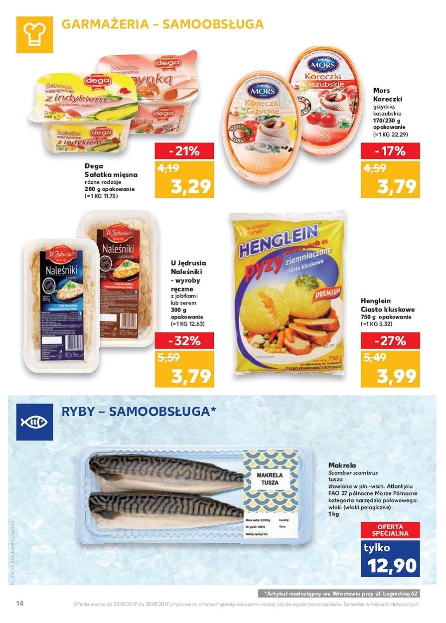 Gazetka promocyjna Kaufland do 30/08/2017 str.14