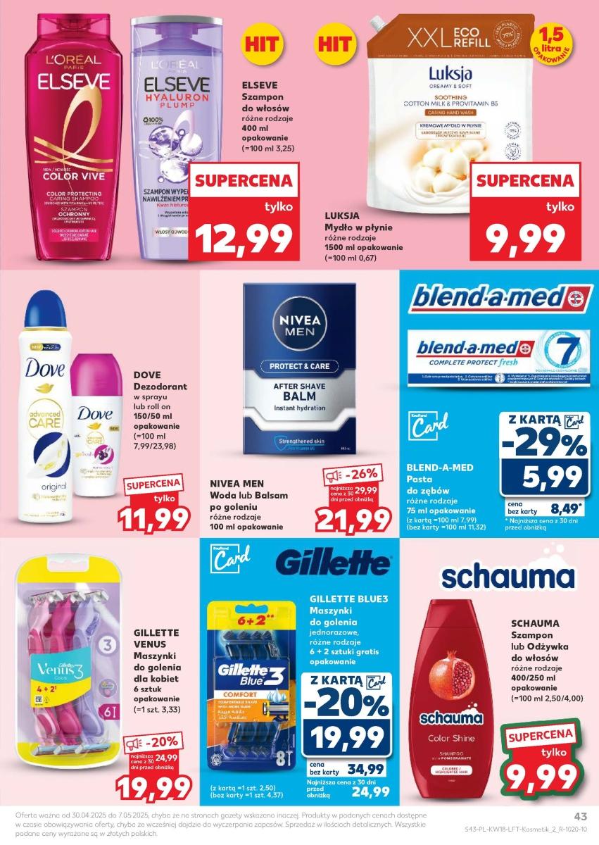 Gazetka promocyjna Kaufland do 07/05/2025 str.43