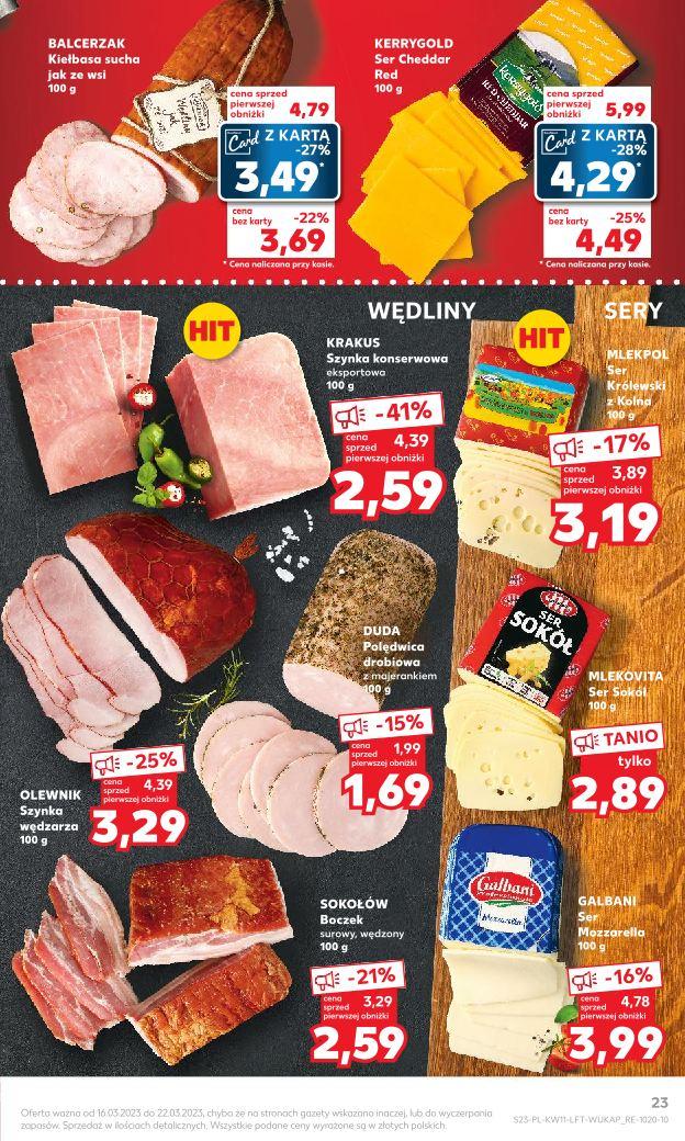 Gazetka promocyjna Kaufland do 22/03/2023 str.23