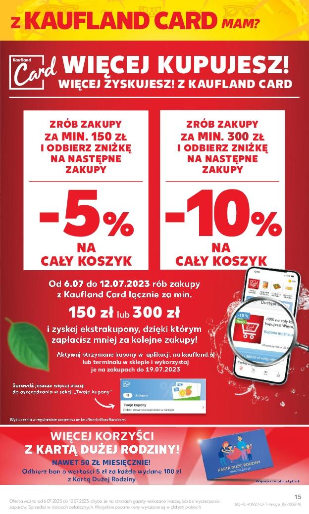 Gazetka promocyjna Kaufland do 12/07/2023 str.15