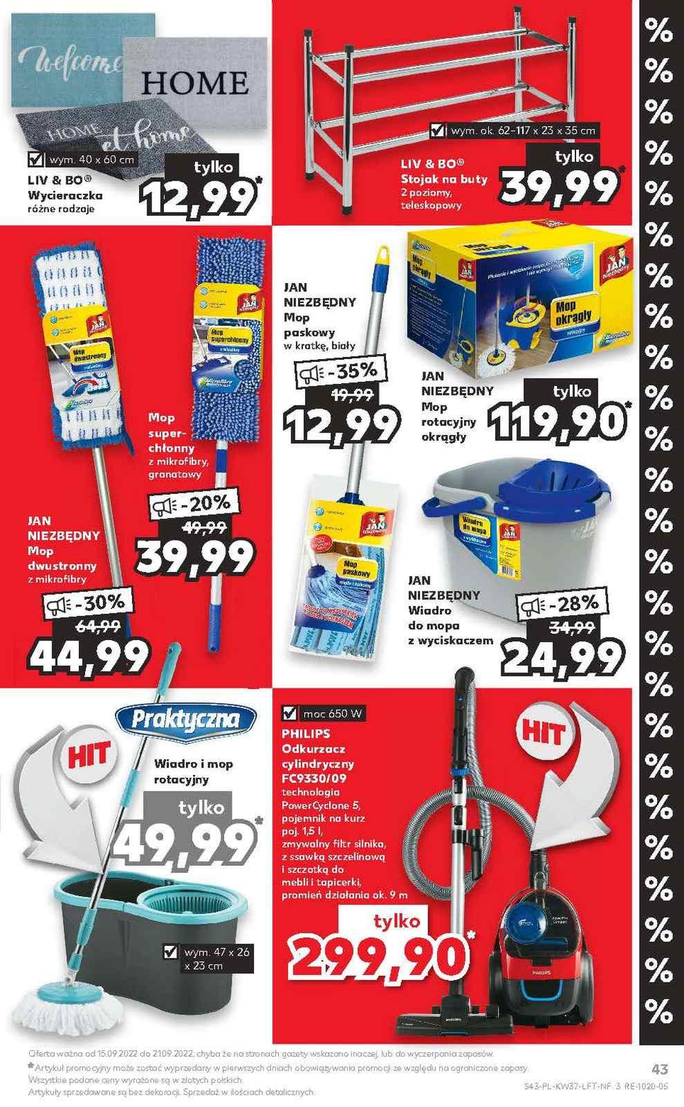 Gazetka promocyjna Kaufland do 21/09/2022 str.43