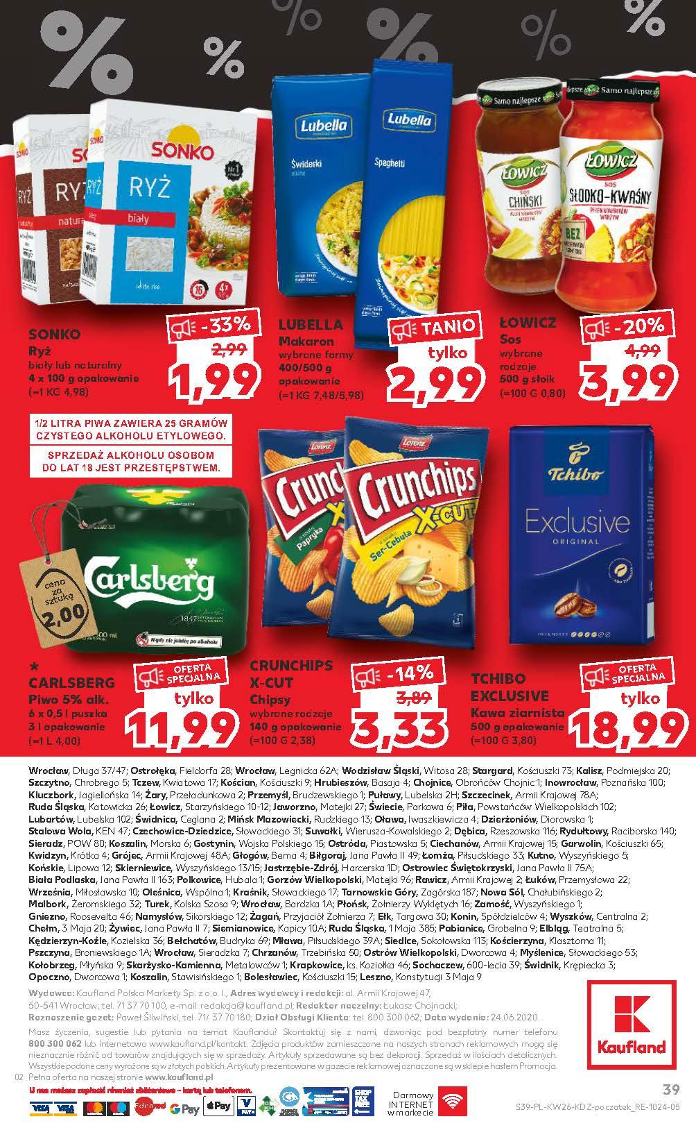 Gazetka promocyjna Kaufland do 01/07/2020 str.39