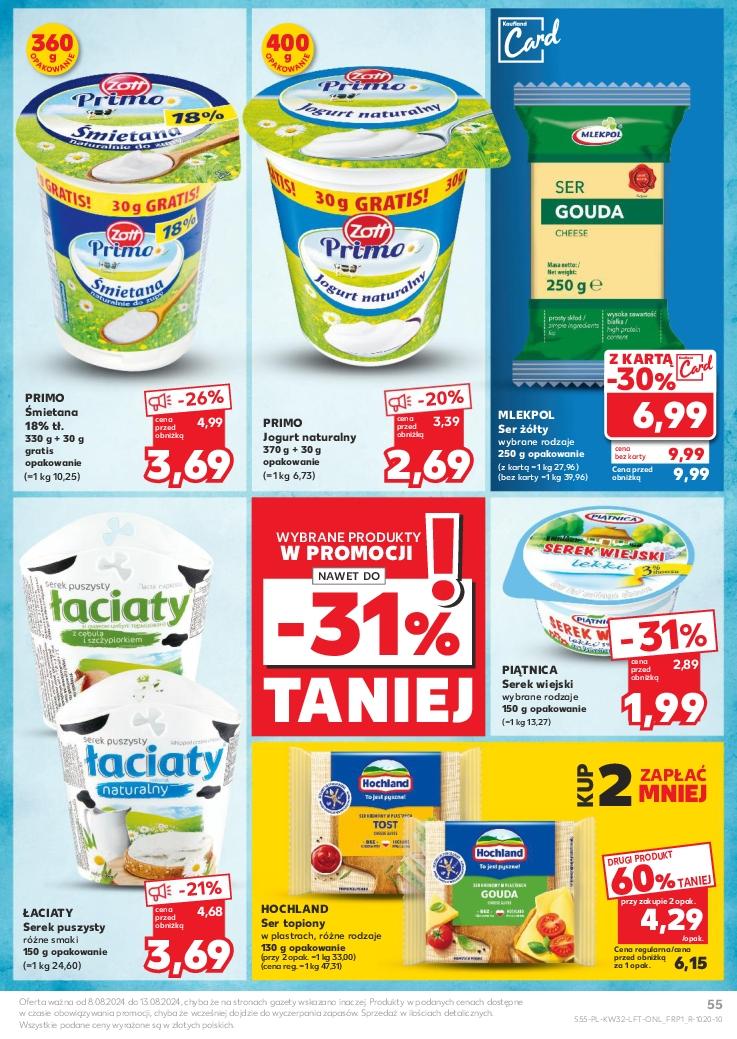 Gazetka promocyjna Kaufland do 13/08/2024 str.55