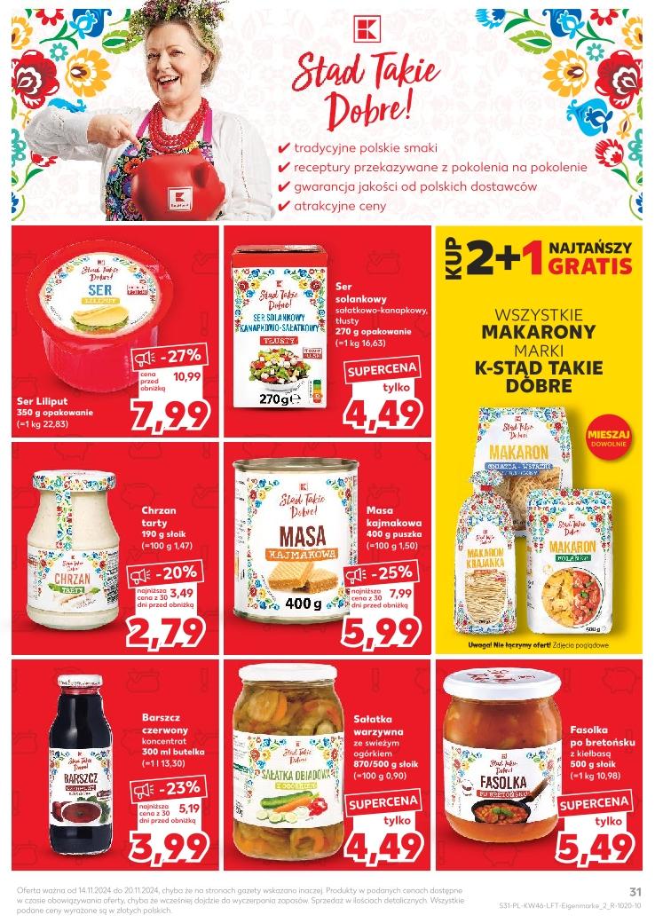 Gazetka promocyjna Kaufland do 20/11/2024 str.31