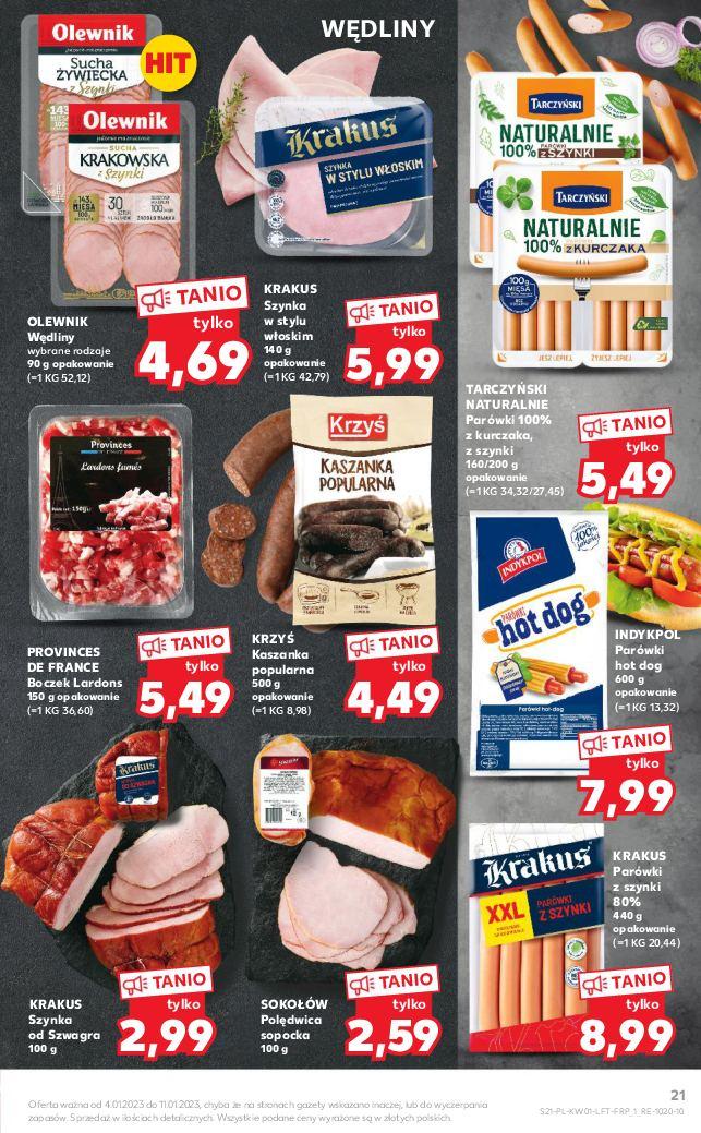 Gazetka promocyjna Kaufland do 11/01/2023 str.21