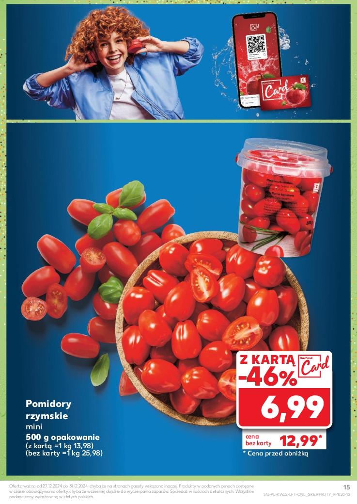 Gazetka promocyjna Kaufland do 31/12/2024 str.15