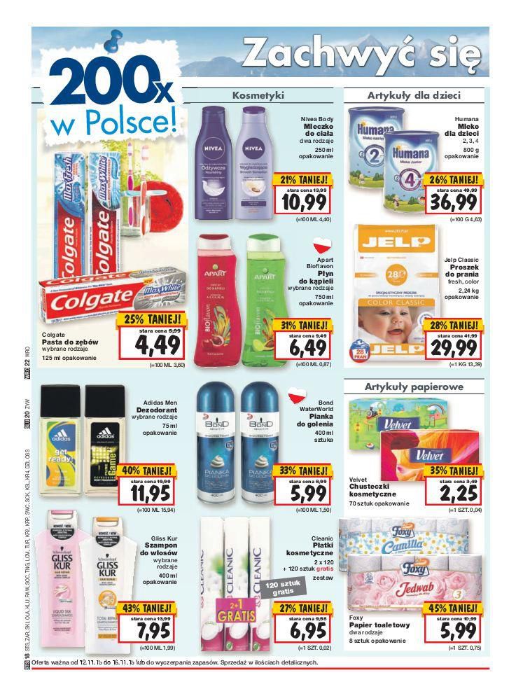 Gazetka promocyjna Kaufland do 18/11/2015 str.22