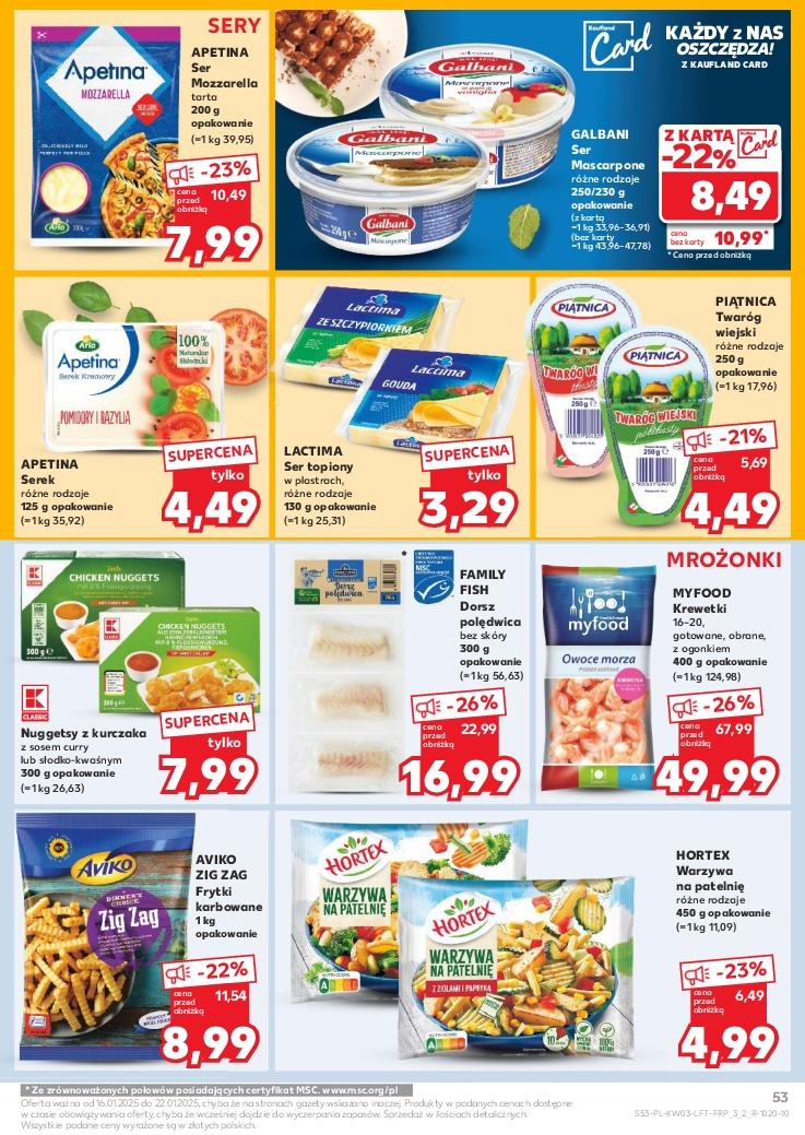 Gazetka promocyjna Kaufland do 22/01/2025 str.53